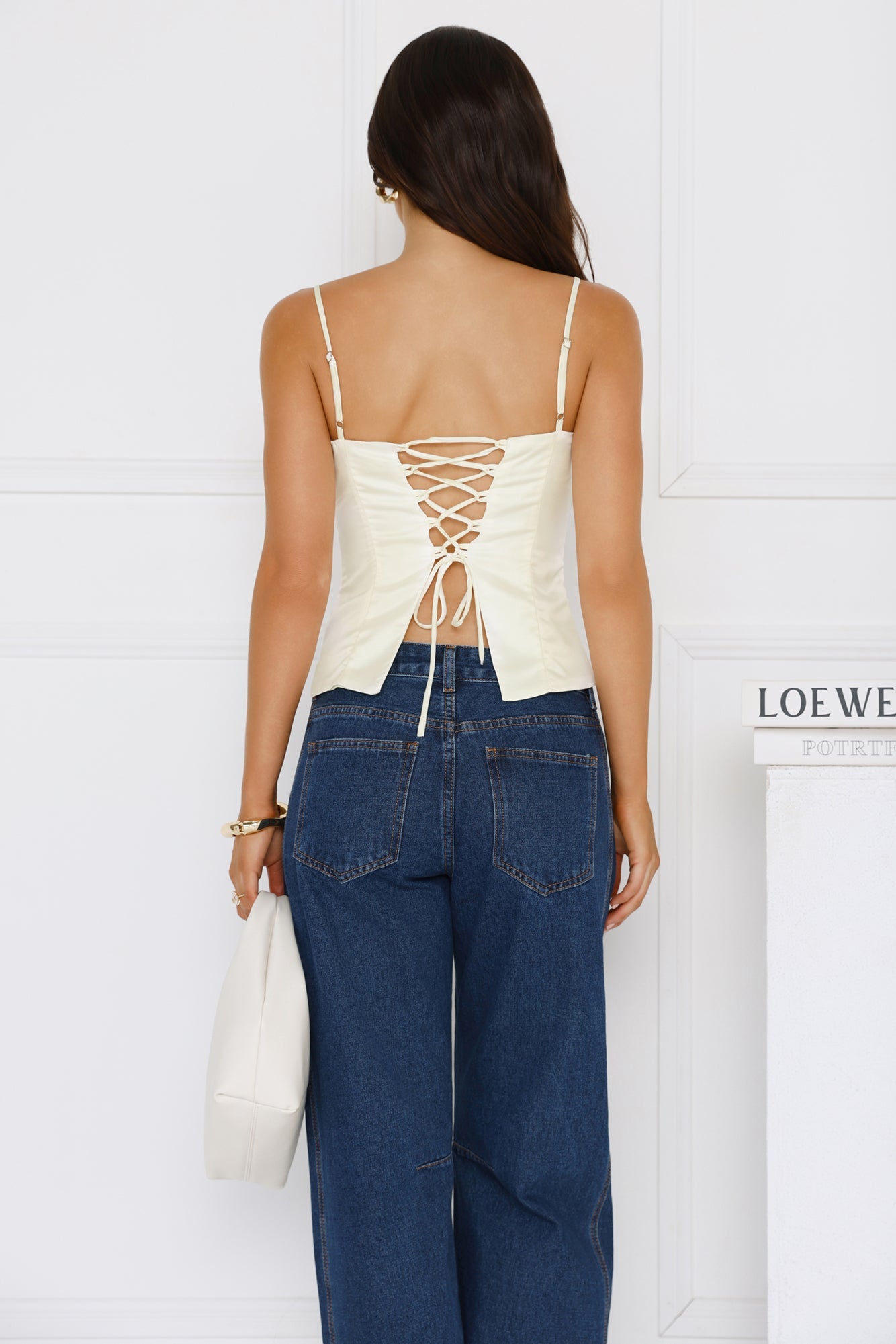 Style Shift Satin Top Butter
