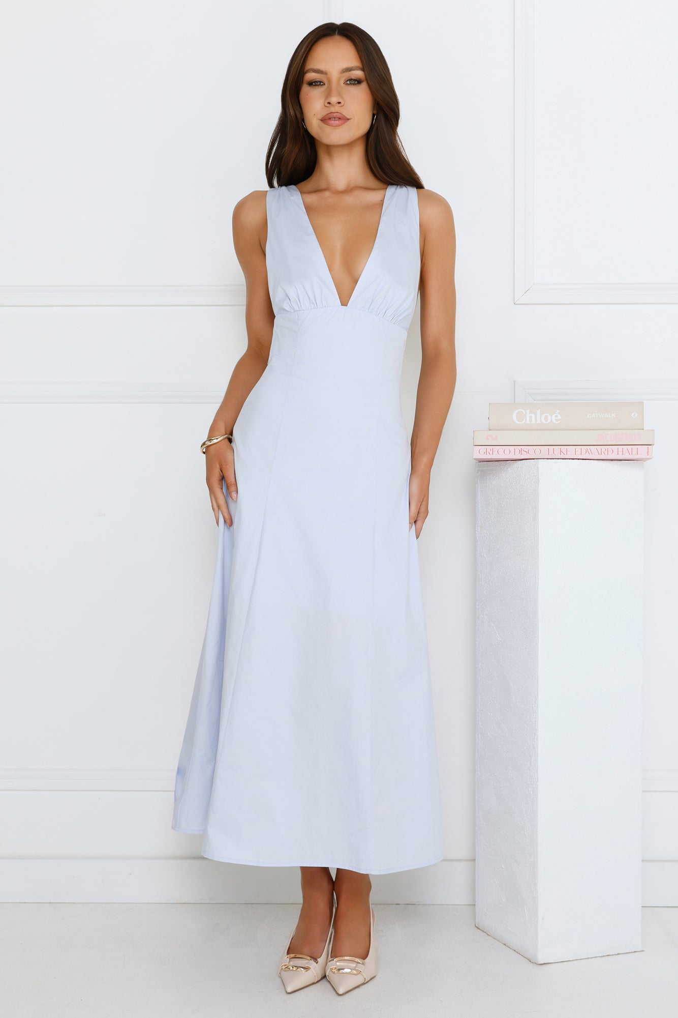 Iconic Moments Midi Dress Blue