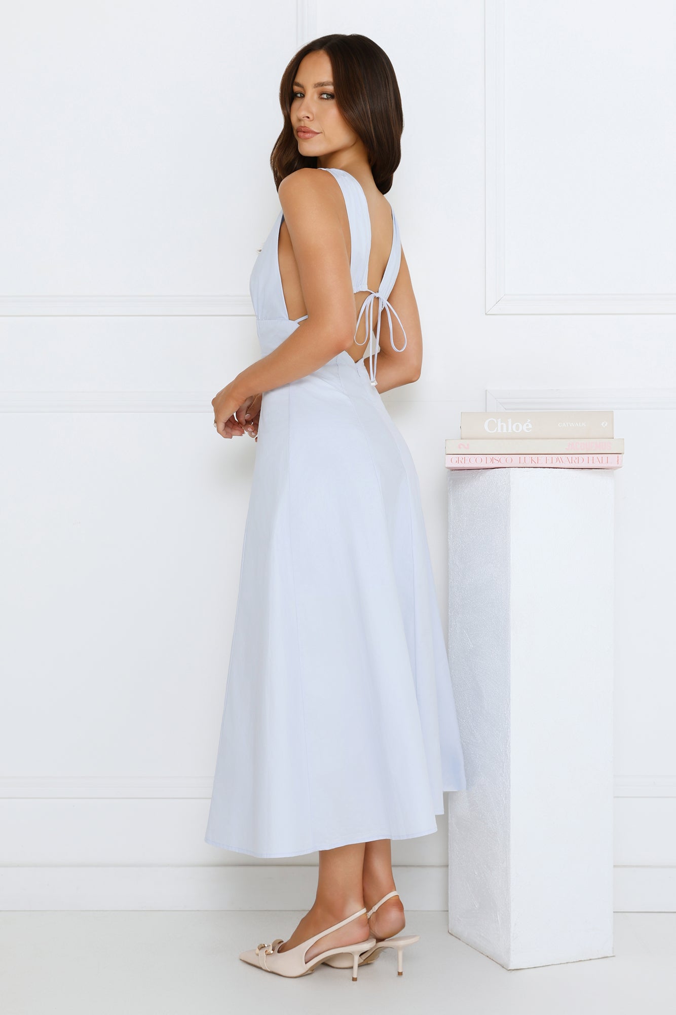 Iconic Moments Midi Dress Blue