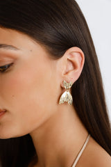 Mermaid Splash Earrings Gold