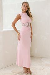 Spellbound By You Maxi Dress Pink