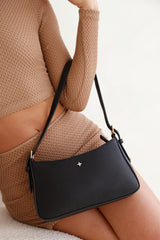PETA + JAIN Lilu Bag Black Pebble Gold
