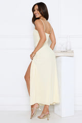 Fire Nights Maxi Dress Yellow
