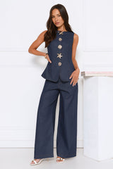 Sea You By The Sea Denim Set Navy