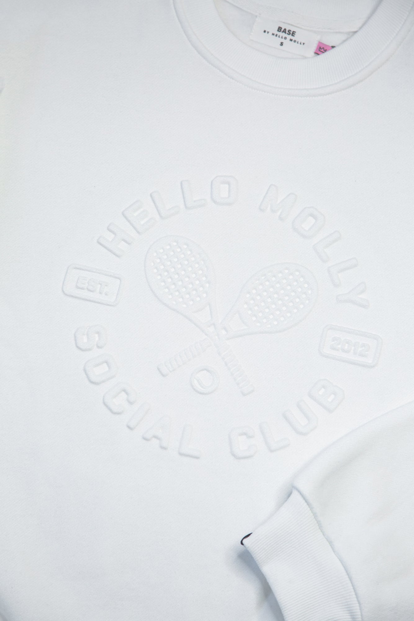 BASE Social Club Round Neck Sweatshirt White