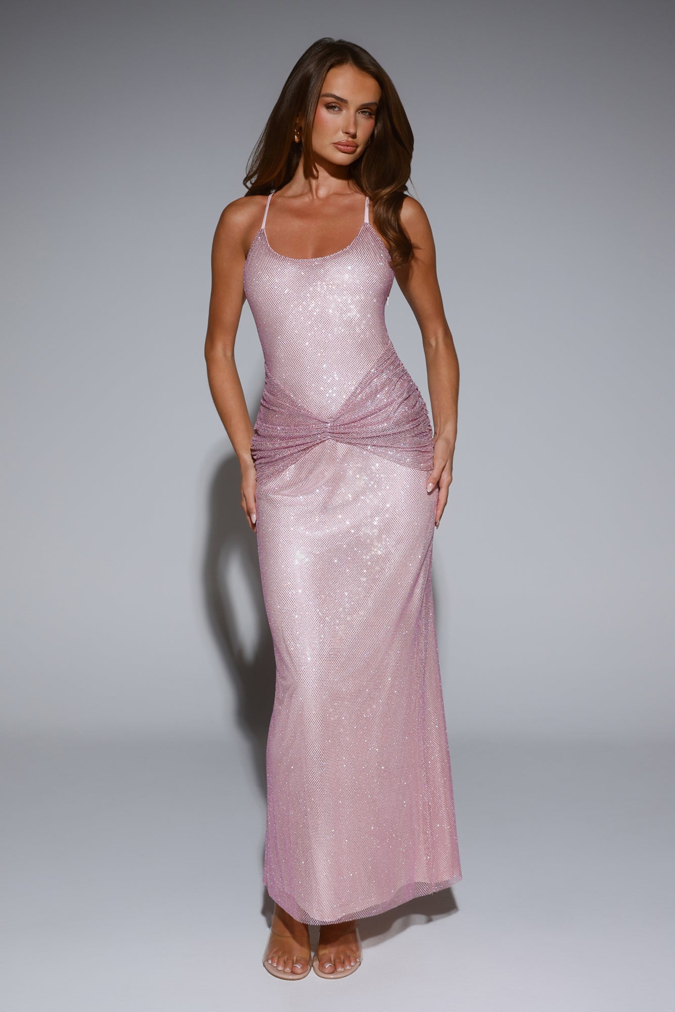 Exclusive Events Maxi Dress Pink