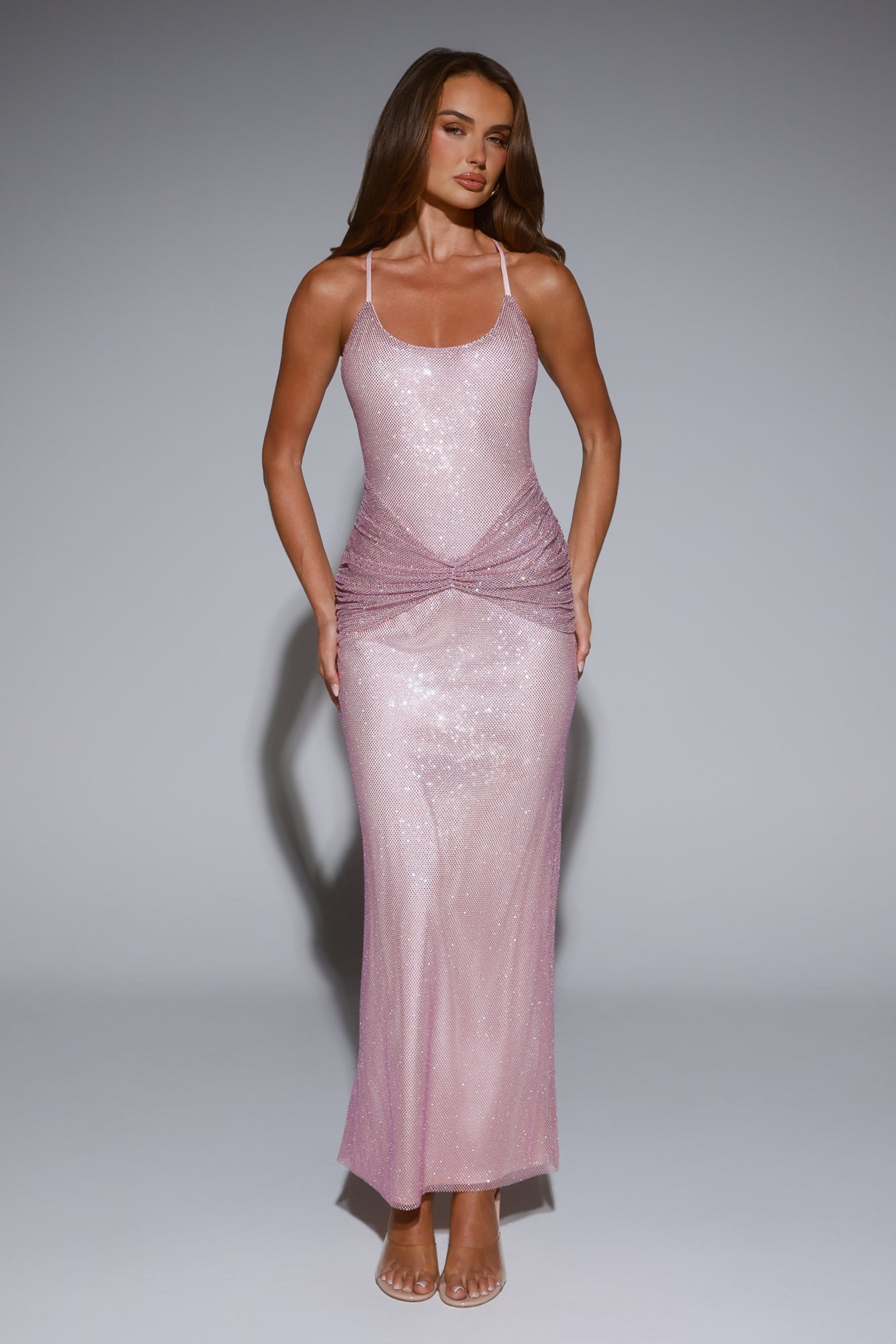 Exclusive Events Maxi Dress Pink