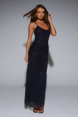 Exclusive Events Maxi Dress Navy