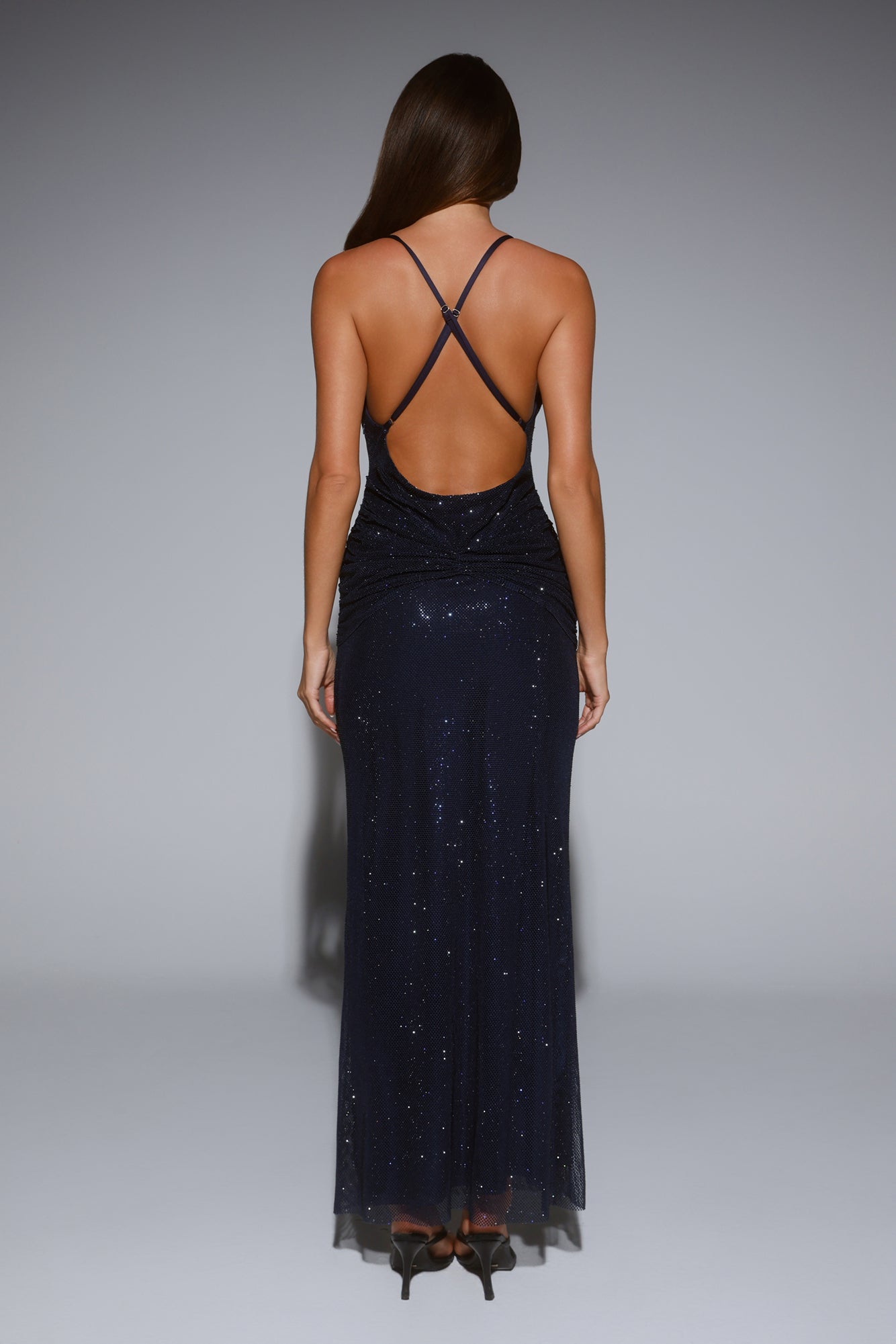 Exclusive Events Maxi Dress Navy