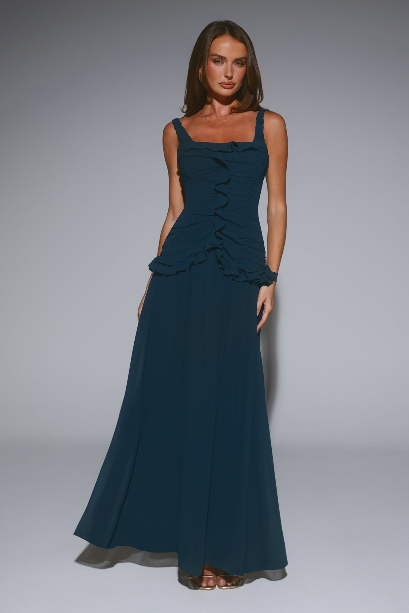 Shoreline Luxe Maxi Dress Green