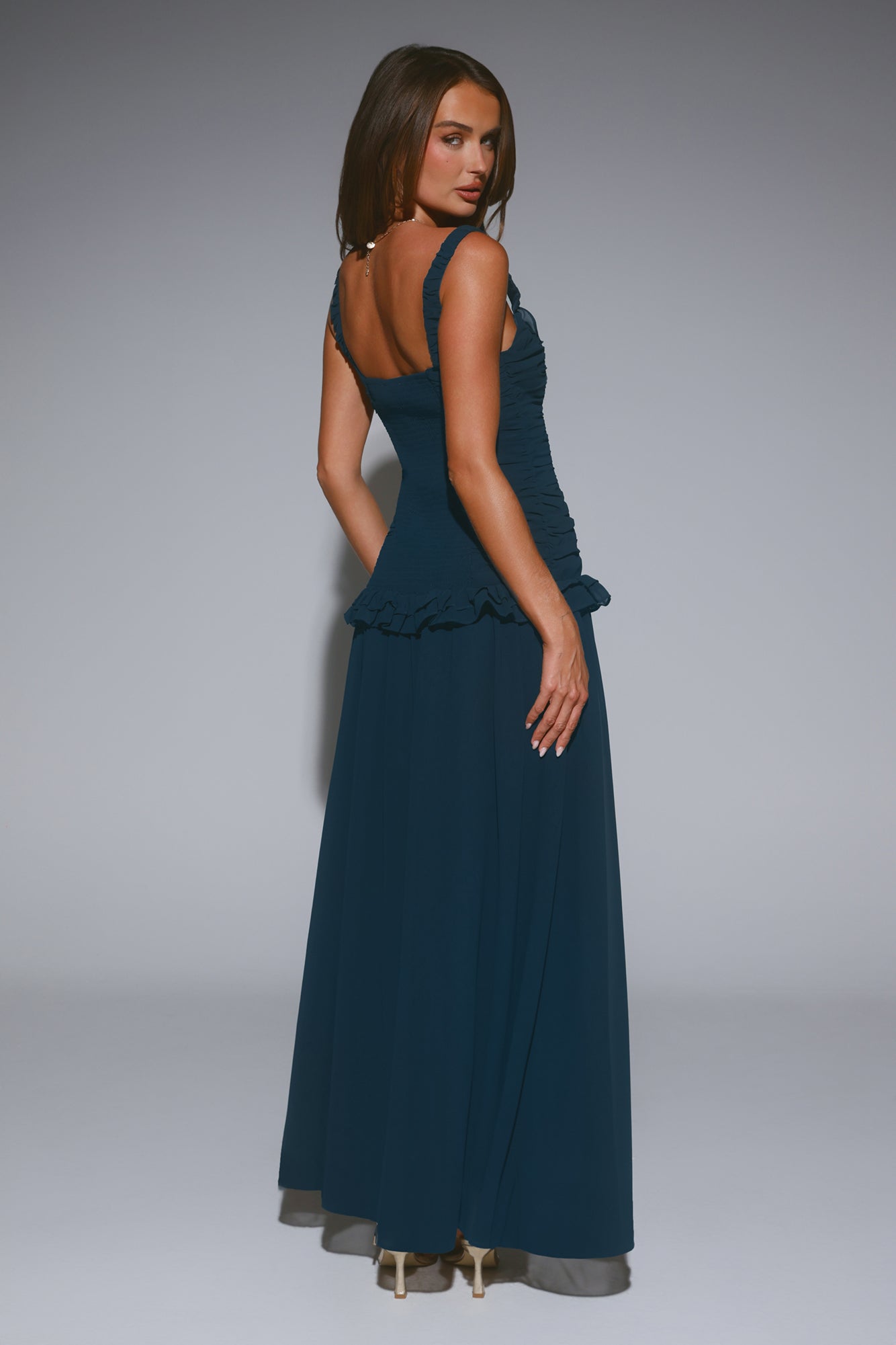 Shoreline Luxe Maxi Dress Green