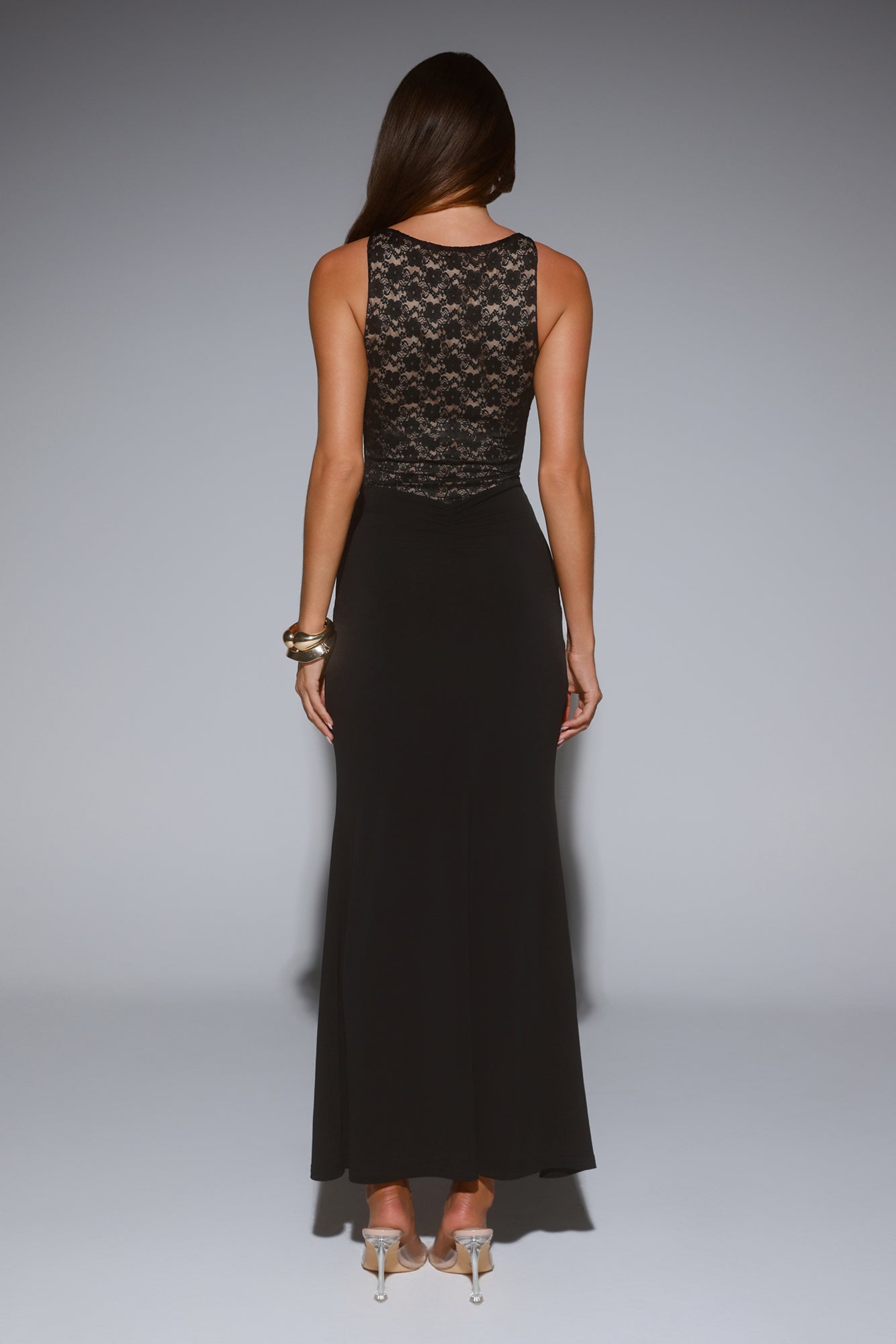 A Love Thing Lace Maxi Dress Black