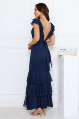 Pretty In Party Maxi Dress Navy