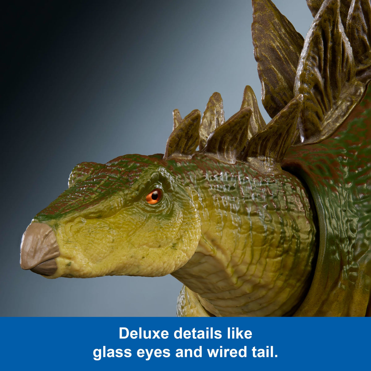 Jurassic World Hammond Collection Lost World Jurassic Park Stegosaurus Action Figure, Large Dinosaur