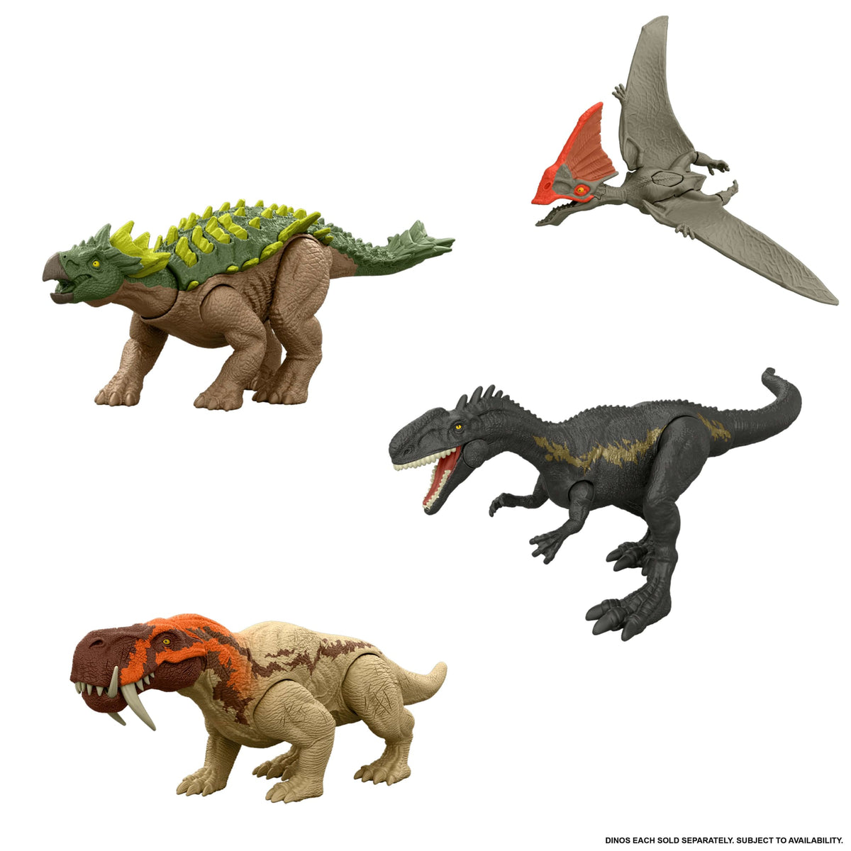 Jurassic World Rebirth Strike Attack Tapejara Dinosaur Toy, Single Strike Action, Authentic & Posable