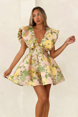 It's Giving Class Mini Dress Multi