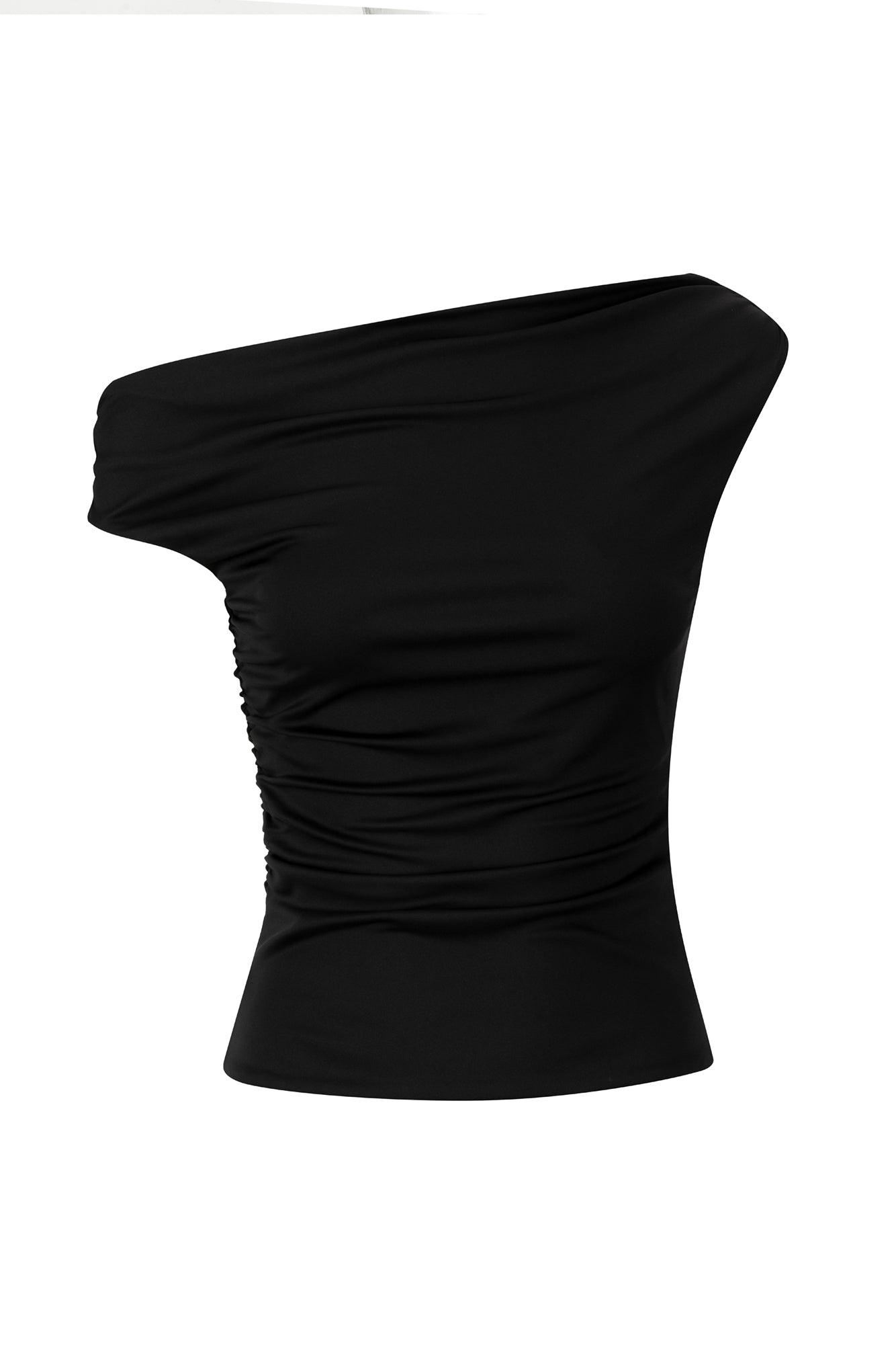 BASE Contour Baseline Off Shoulder Top Black