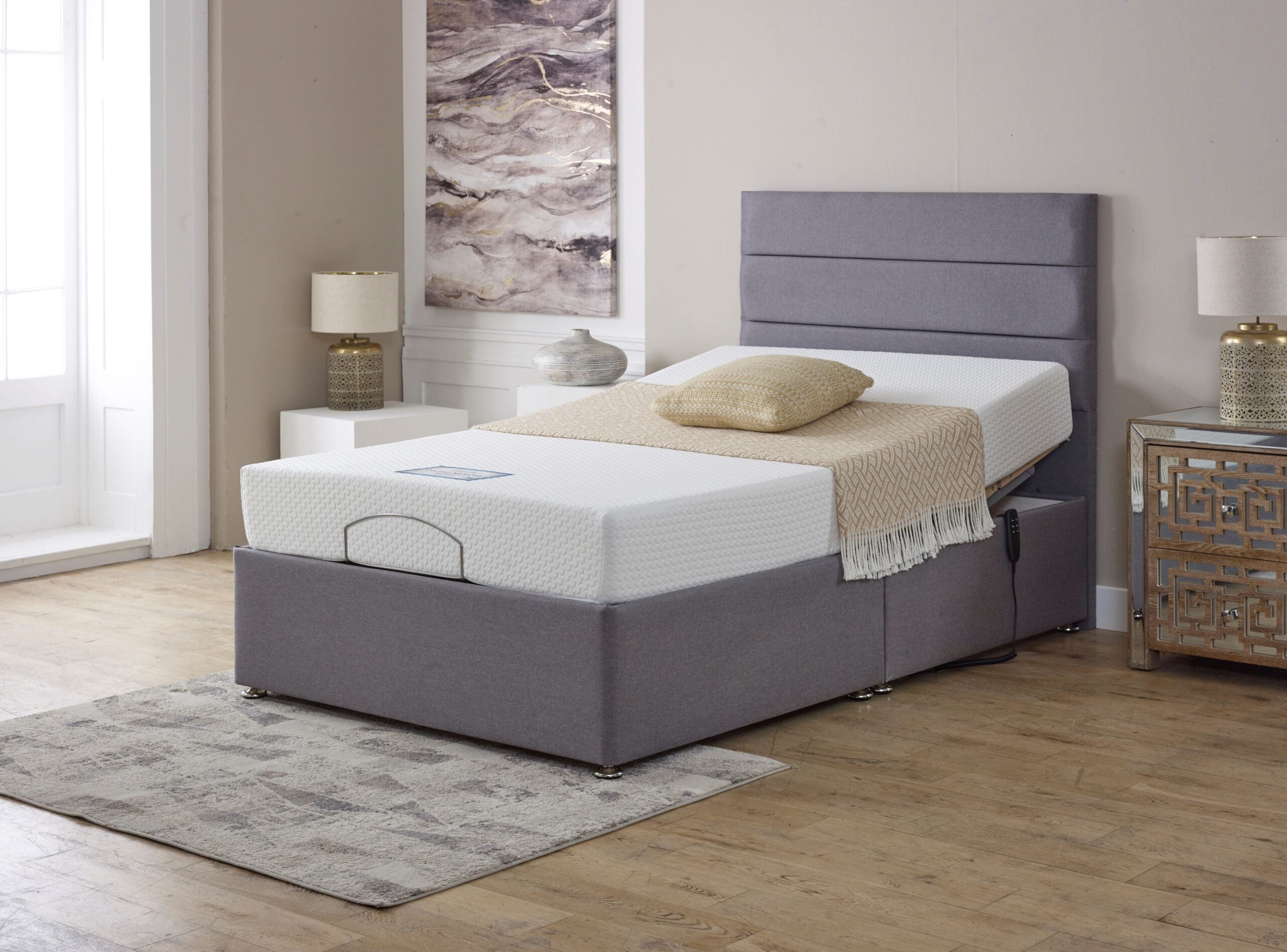 Backcare Firm Electric Adjustable Set – Lifestyle Base
