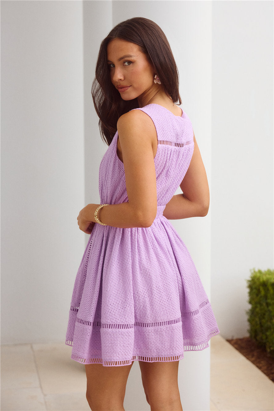 Style Over Status Mini Dress Lilac