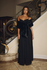 Sleek Society Maxi Dress Black