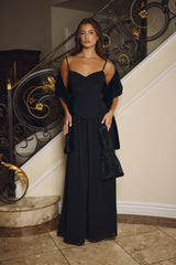 Sleek Society Maxi Dress Black