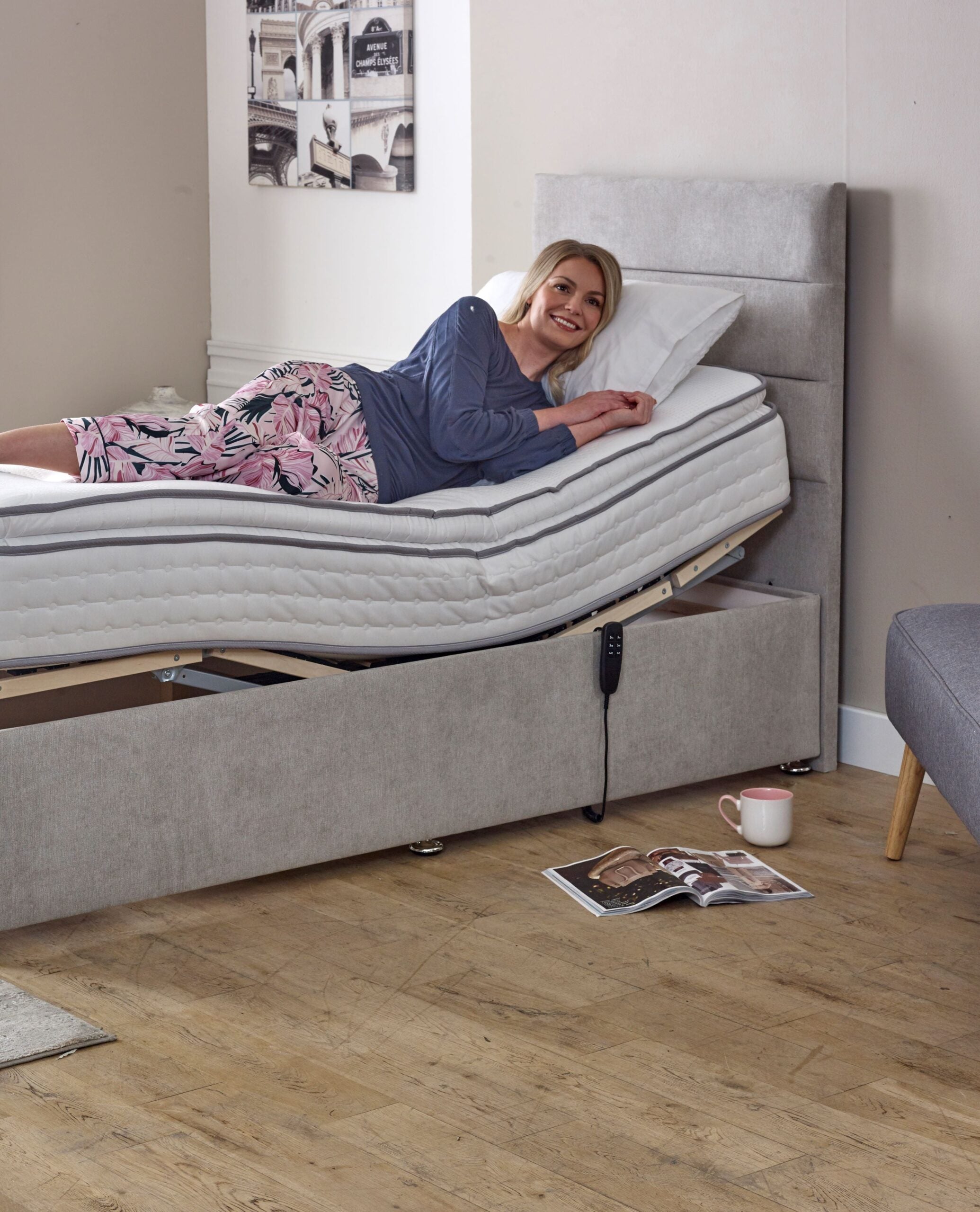 Mayfair Luxury Pillow Top Electric Adjustable Set – Lifestyle Base