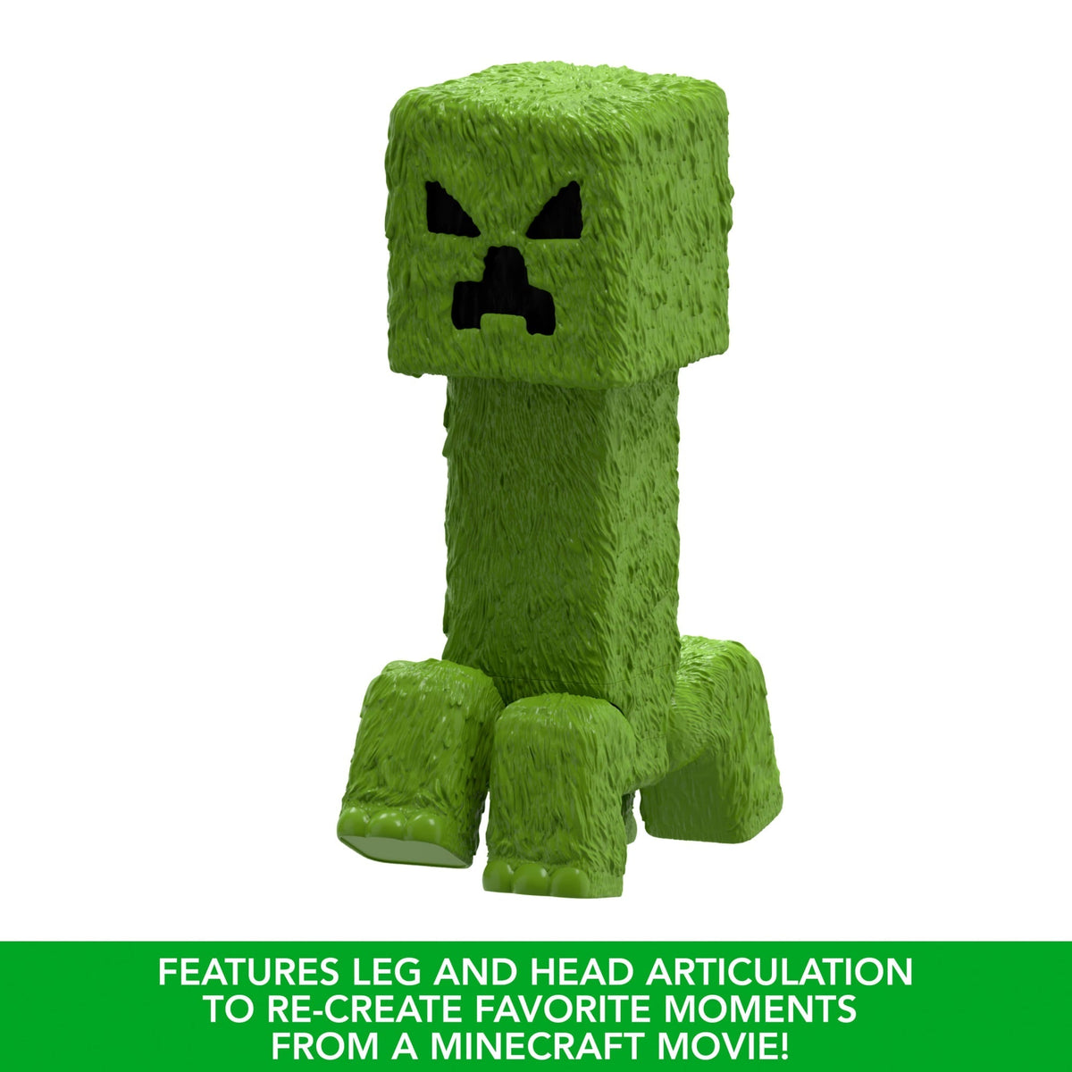 Minecraft Creeper Large-Scale Action Figure, 12-Inch Character Collectible Inspired By The Movie