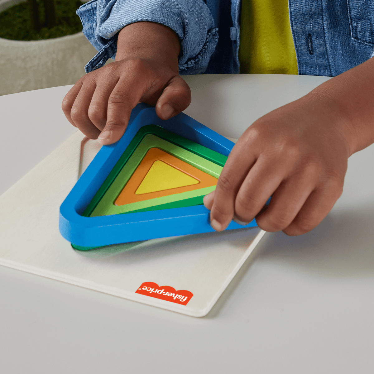 Fisher-Price Juguete para Bebés Rompecabezas Triángulo de Madera