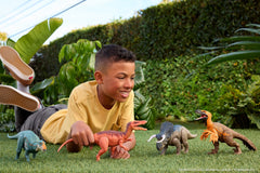 Jurassic World Dinossauro de Brinquedo Rebirth Rugido Selvagem Euoplocephalus