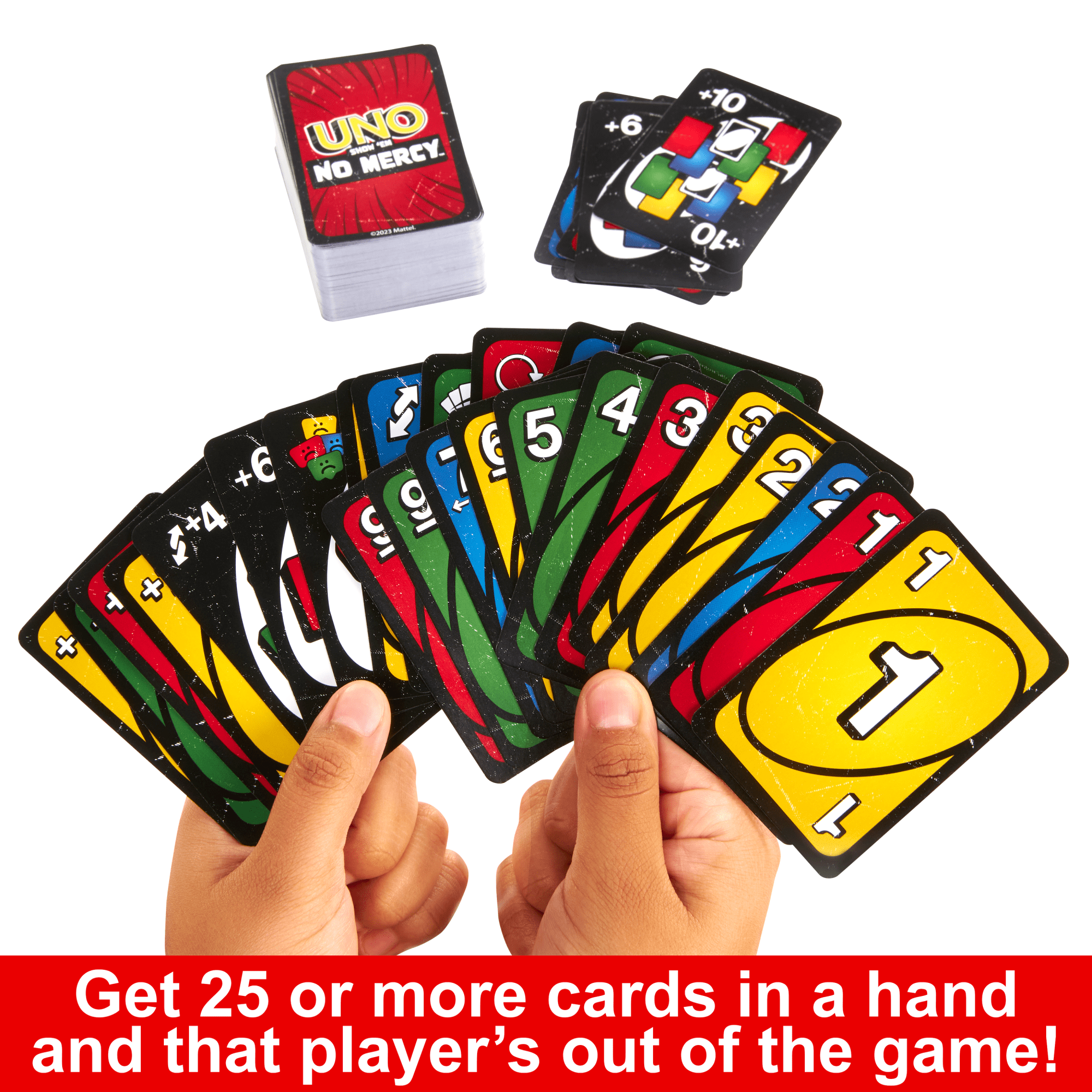 UNO Show ‘Em No Mercy Card Game For Kids, Adults & Family Night, Parties And Travel