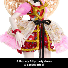 Monster High Scary Sweet Birthday Cupid Asteria Doll in Party Dress With Balloon & Gift