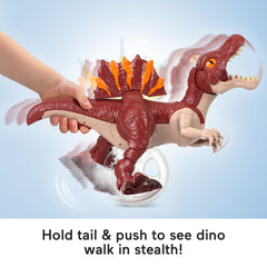 Fisher-Price Imaginext Jurassic World Rebirth Sprinting Spinosaurus Dinosaur Toy With Lunge & Chomp