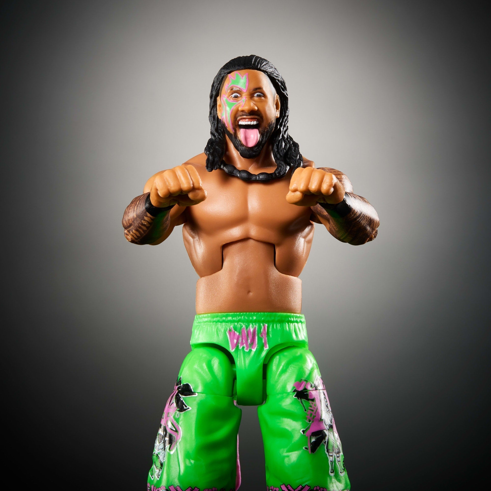 WWE Figura de Acción Elite Jimmy Uso verde