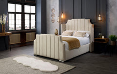 Winged Art Deco Bed Frame