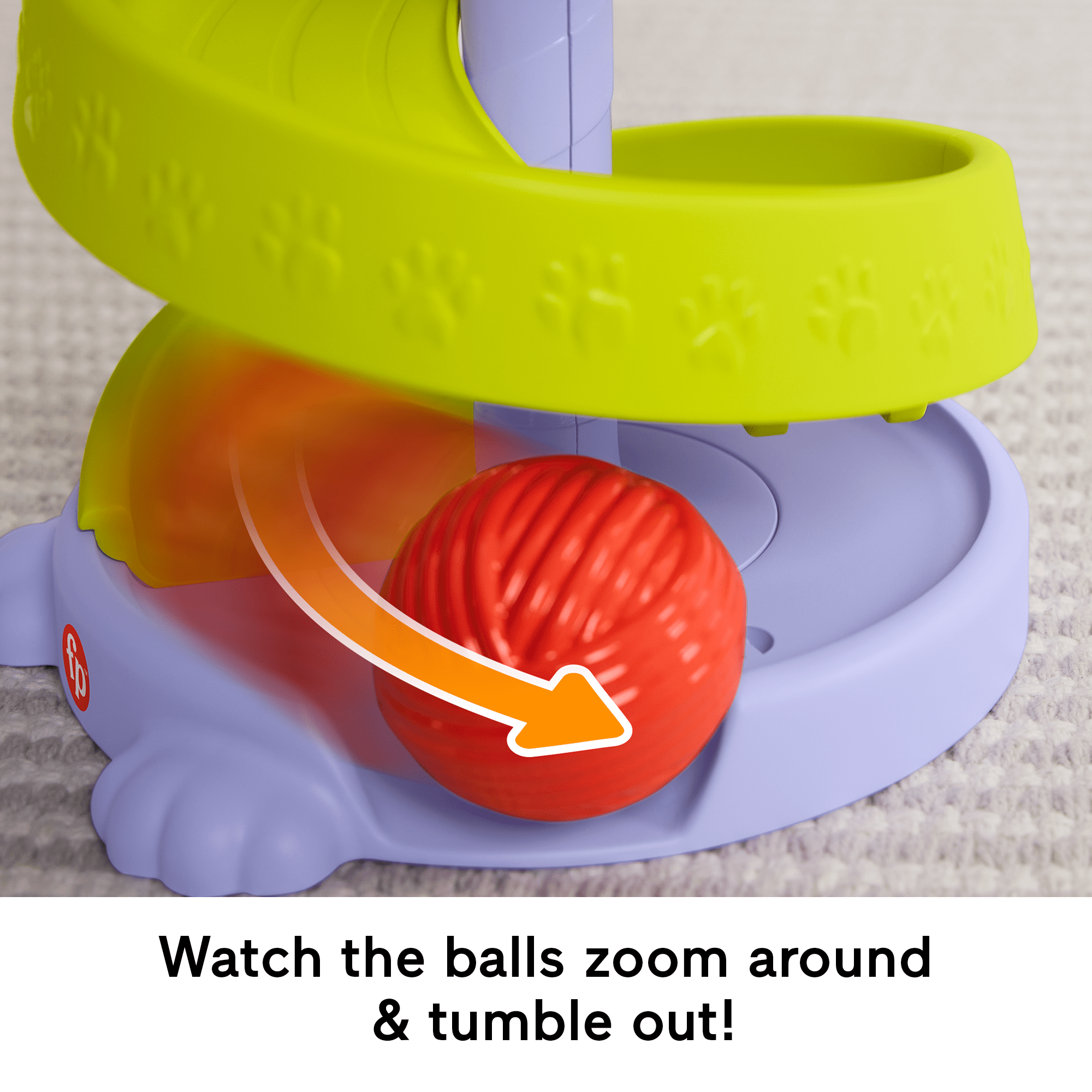 Fisher-Price Fp Pets Purrr-Fect Ball Tower Developmental Toy For Babies & Toddlers