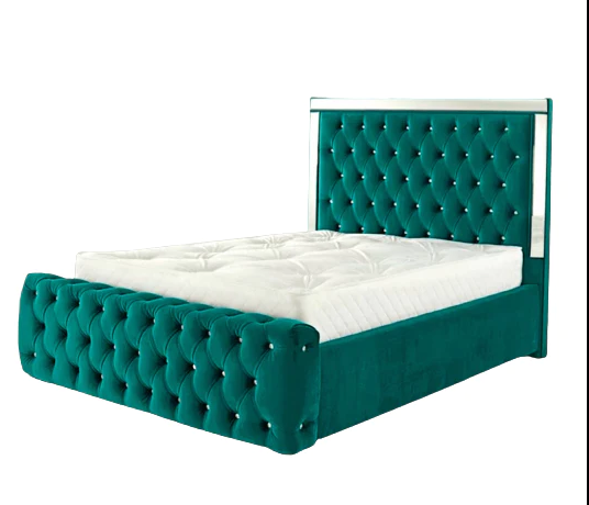 Chesterfield Mirror Bed Frame