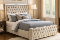 Chesterfield Mirror Bed Frame