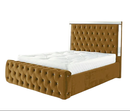 Chesterfield Mirror Bed Frame