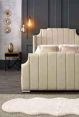 Winged Art Deco Bed Frame