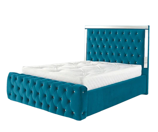 Chesterfield Mirror Bed Frame