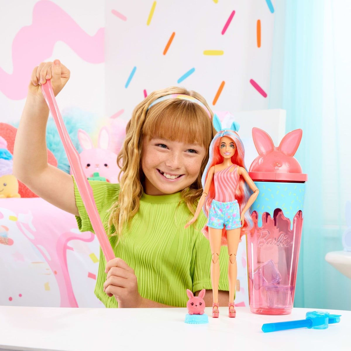 Barbie Pop Reveal Muñeca Serie de Animalitos Cerdito