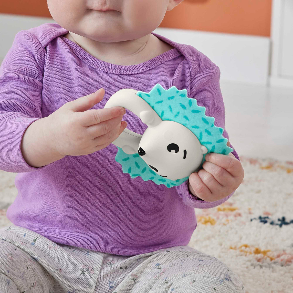 Fisher-Price Baby Chocalho para Bebês Sensimals Ouriço