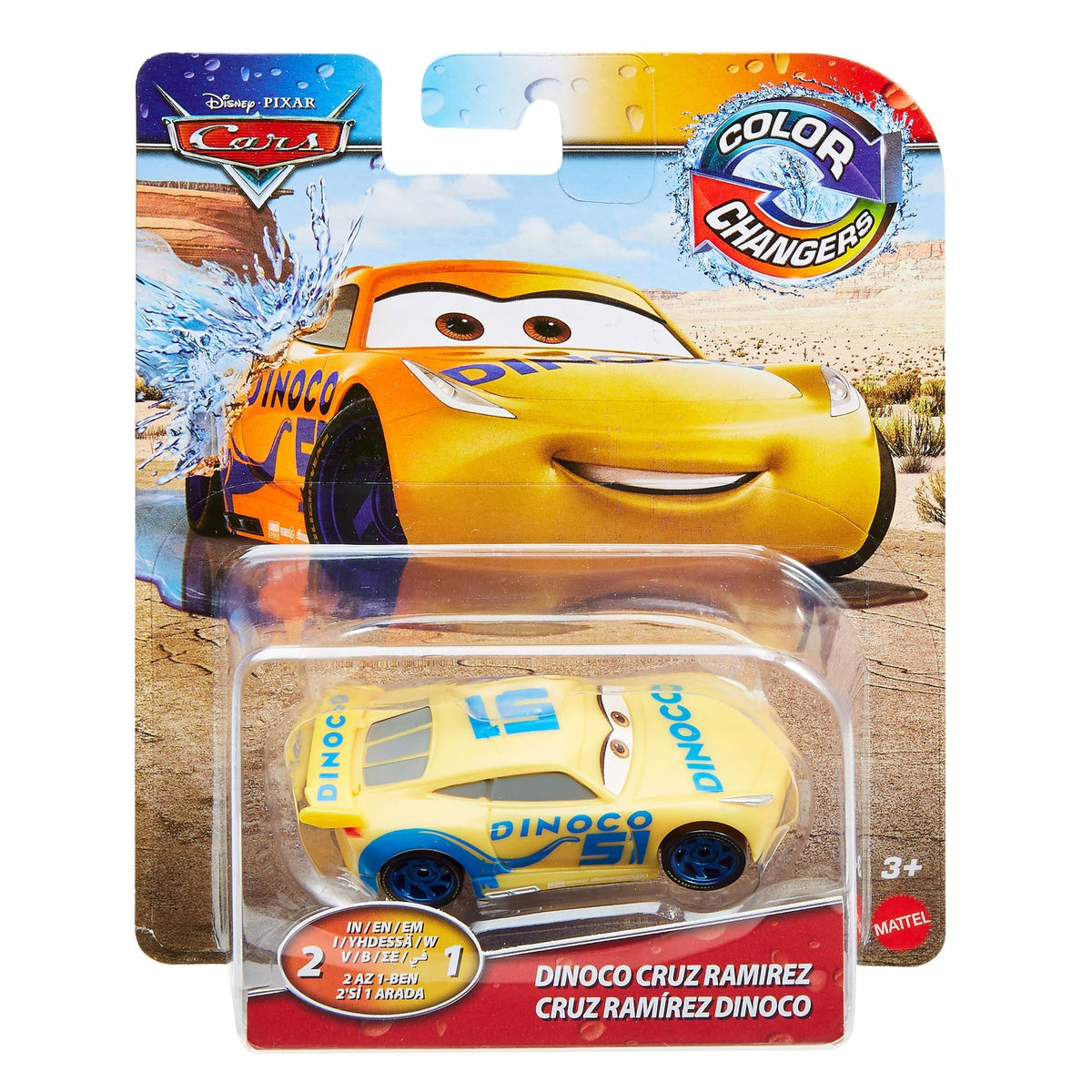 Disney And Pixar Cars Color Changers Dinoco Cruz Ramirez