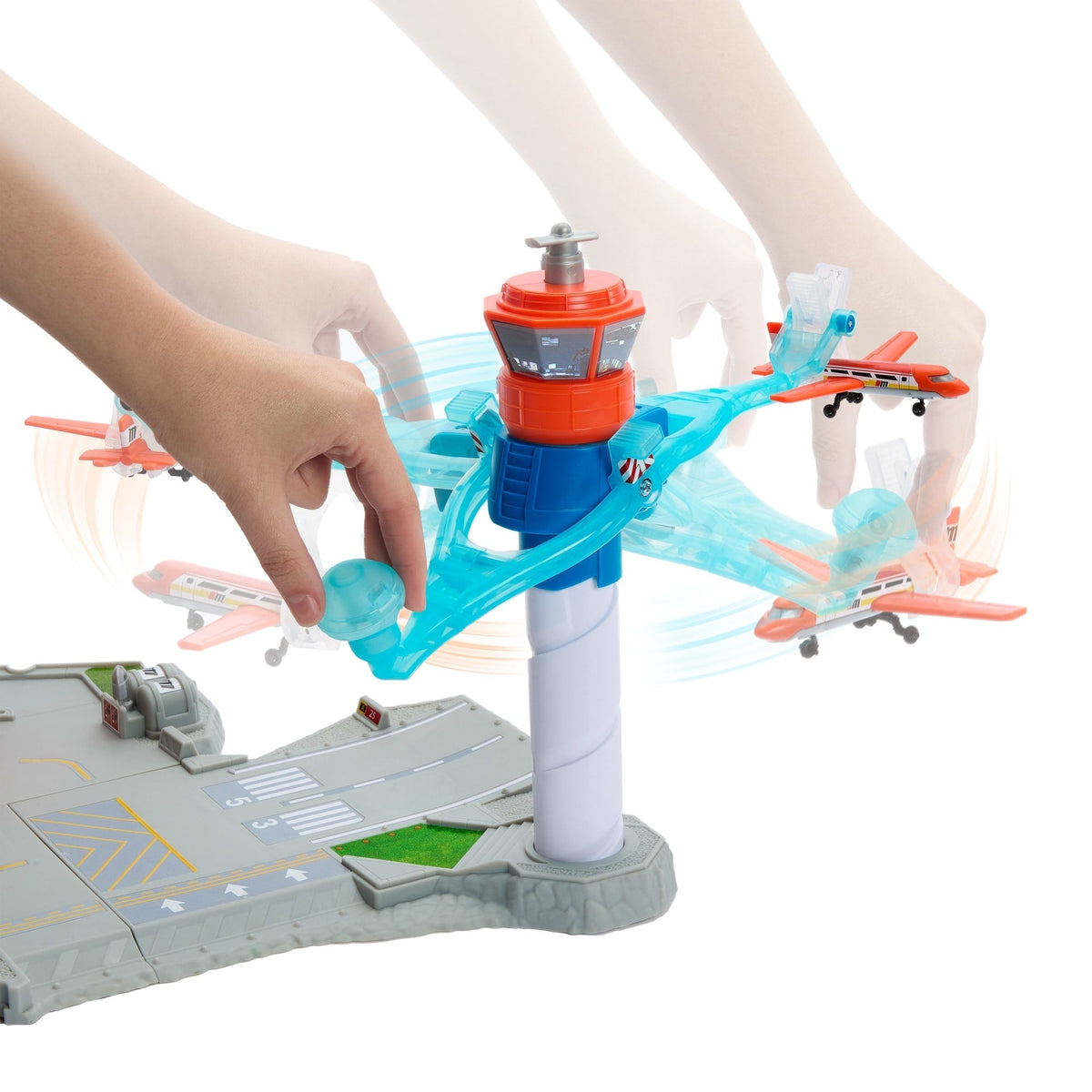 Matchbox Airport Takeoff Adventure Playset With 1 Die-Cast Toy Audi Car & 1 Plastic Plane