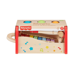 Fisher-Price Juguete para Bebés Mesita de Actividades Sorpresa de Madera