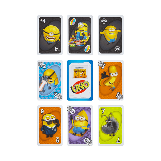 UNO Despicable Me 4 Card Game For Kids & Family Night