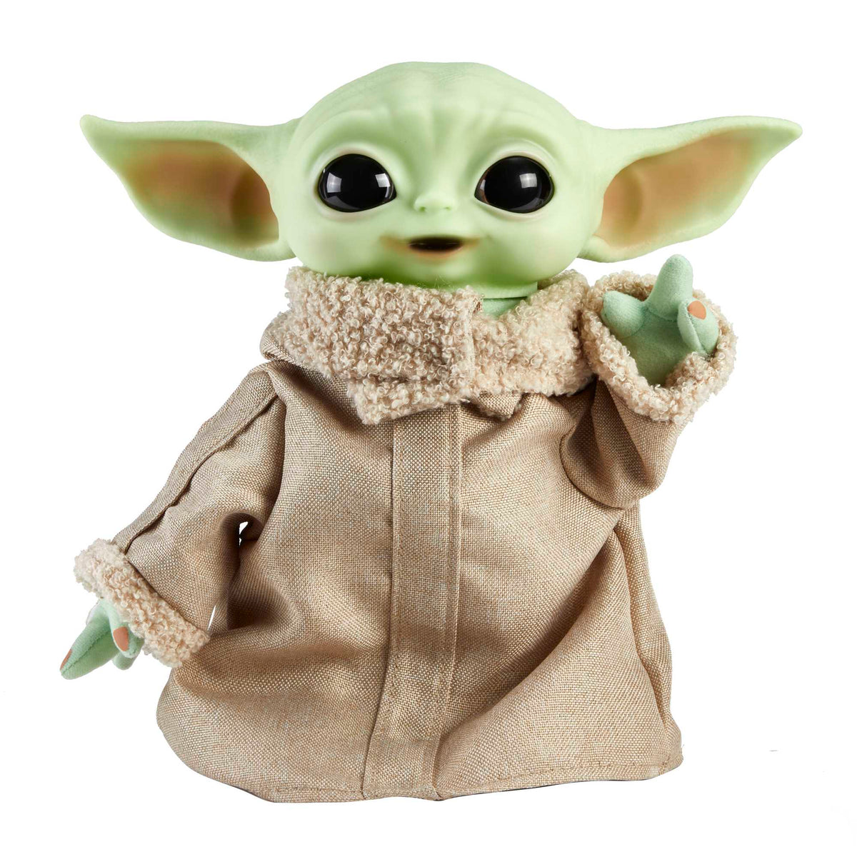 Star Wars The Mandalorian Figurine Peluche L’enfant Sonore et Son Sac