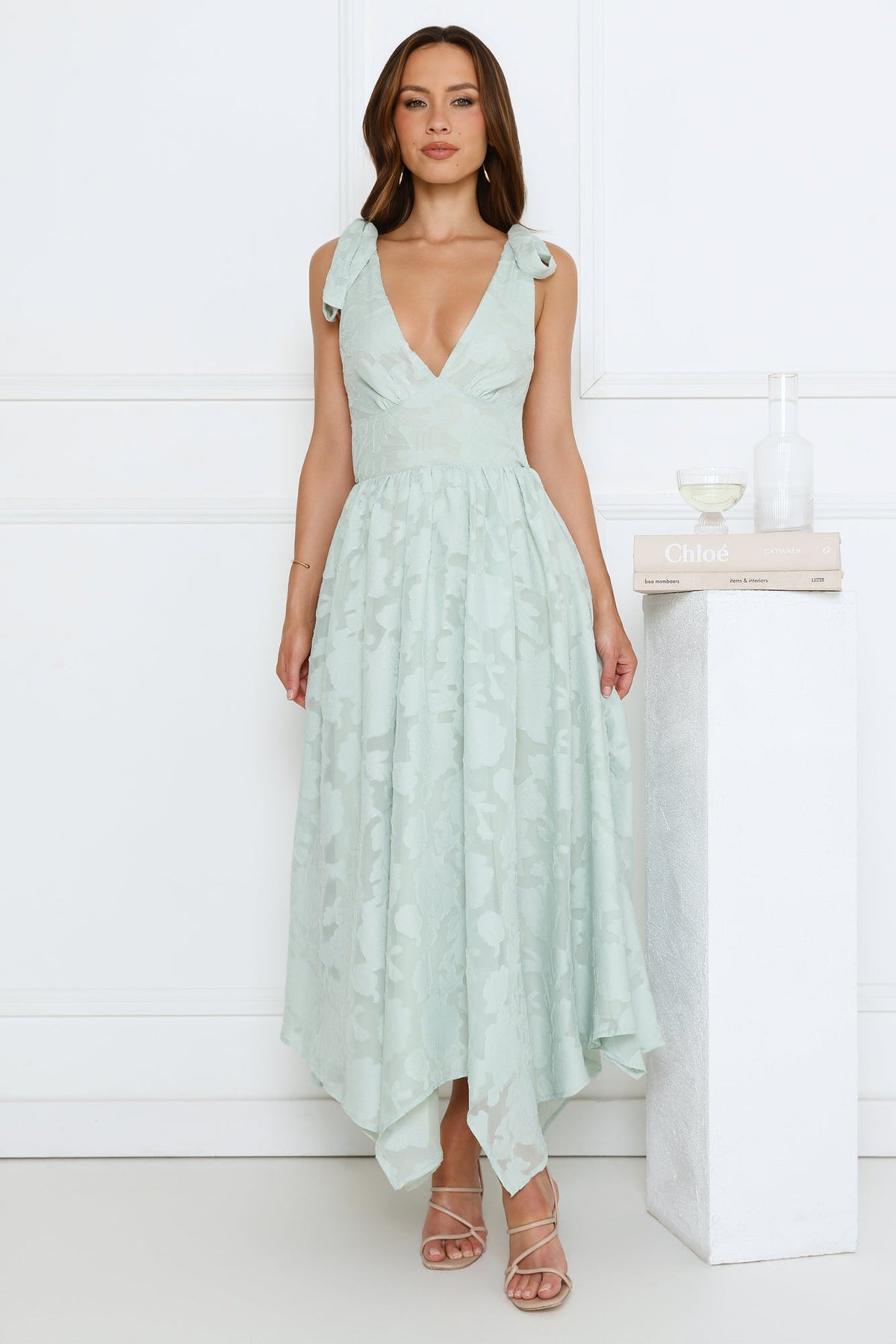 Love Sparks Fly Maxi Dress Sage