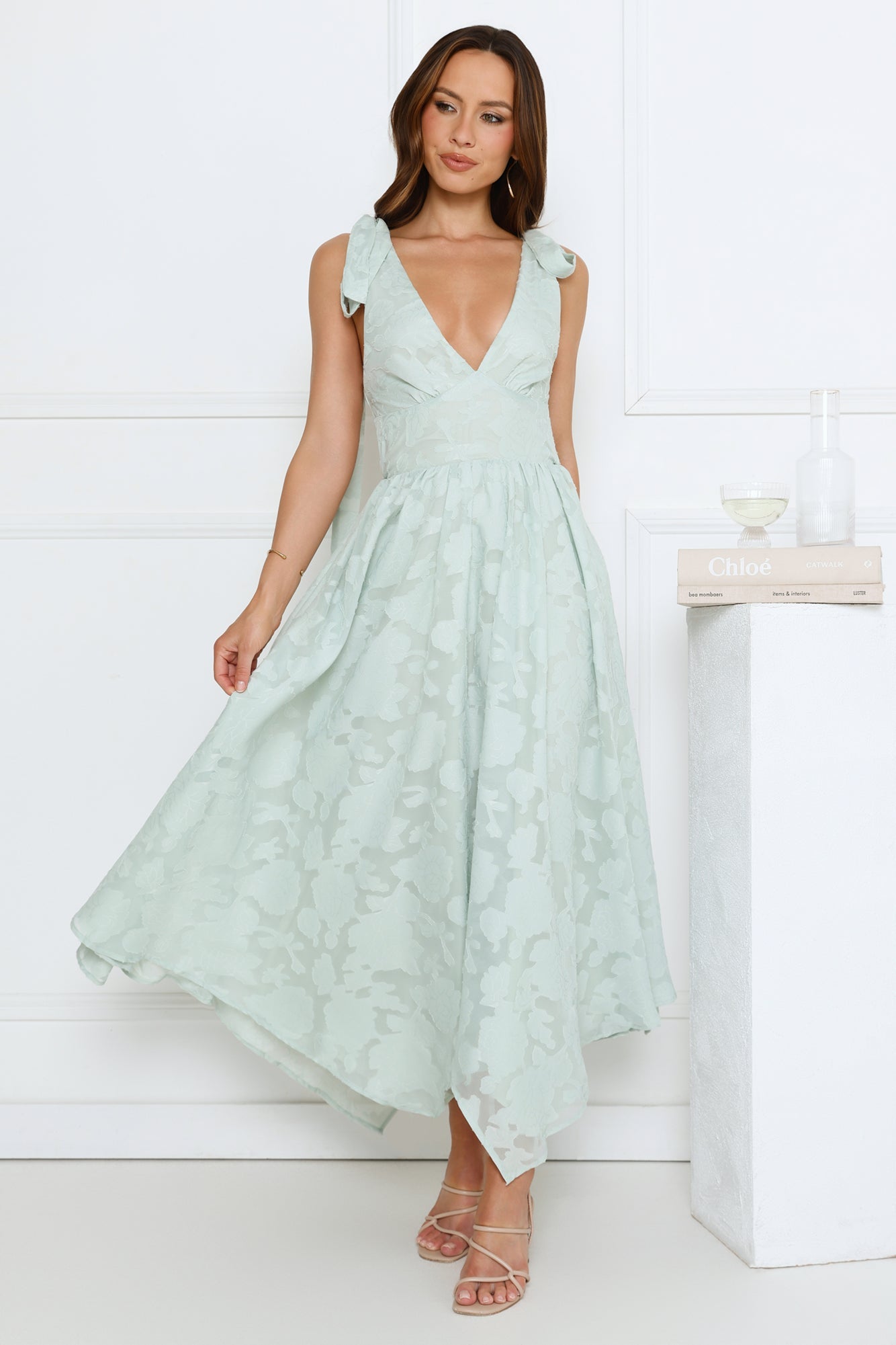 Love Sparks Fly Maxi Dress Sage