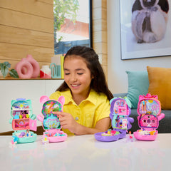 Polly Pocket  Coffret  Chat Mousaillon, Micro-Poupée, Chats, Access.